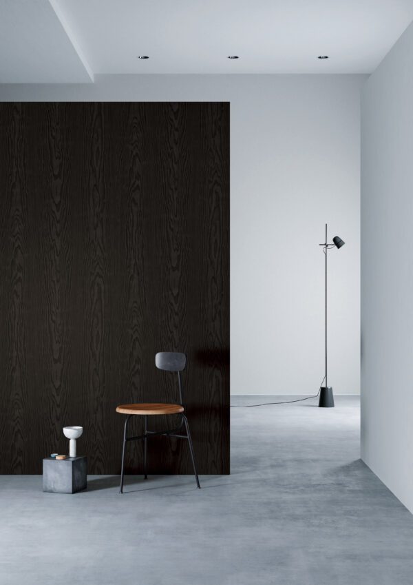 3M DI-NOC FW-1970 Cocoa Brown Pine-Larch render on a wall