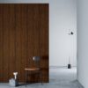 3M DI-NOC FW-677 French Cocoa Mahogany render on a wall