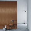 3M DI-NOC ME-1224 Brushed Copper architectural finish on a wall
