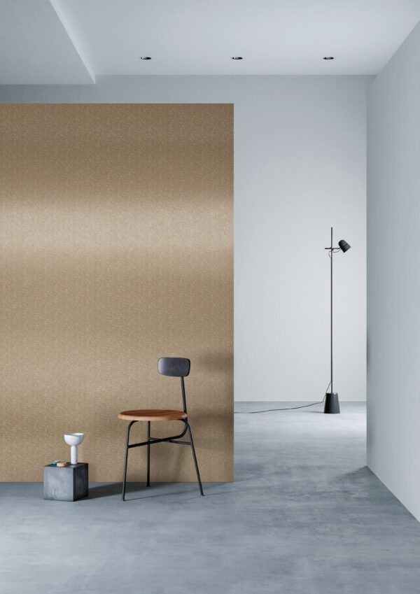 3M DI-NOC ME-147 Gold Wave architectural finish on a wall
