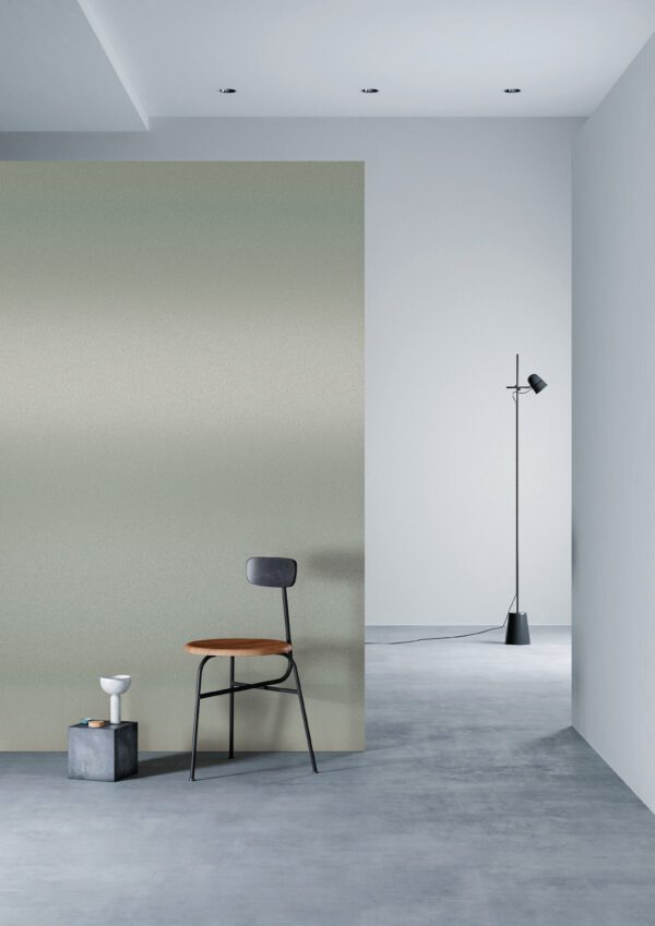 3M DI-NOC Metallic Architectural Finish PA-175 Green Gold installation render on a wall