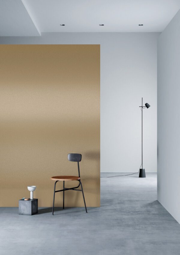 3M DI-NOC Metallic Architectural Finish PA-683 Gold installation render on a wall