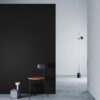 3M DI-NOC Solid Colour Architectural Finish PS-1870MT Pure Black Matte installation render on a wall