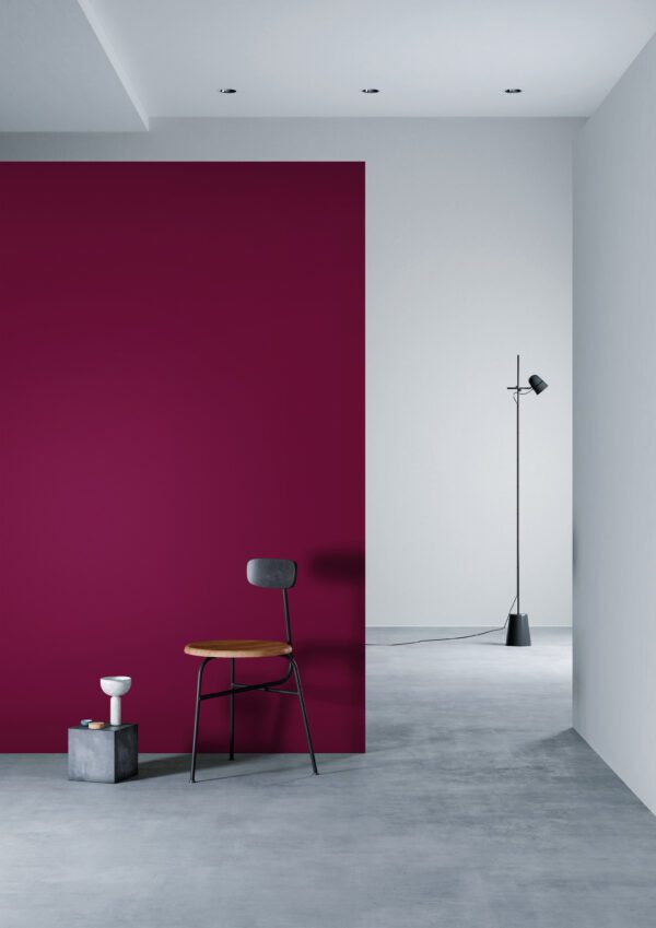 3M DI-NOC Solid Colour Architectural Finish PS-2060 Purple Orchid installation render on a wall