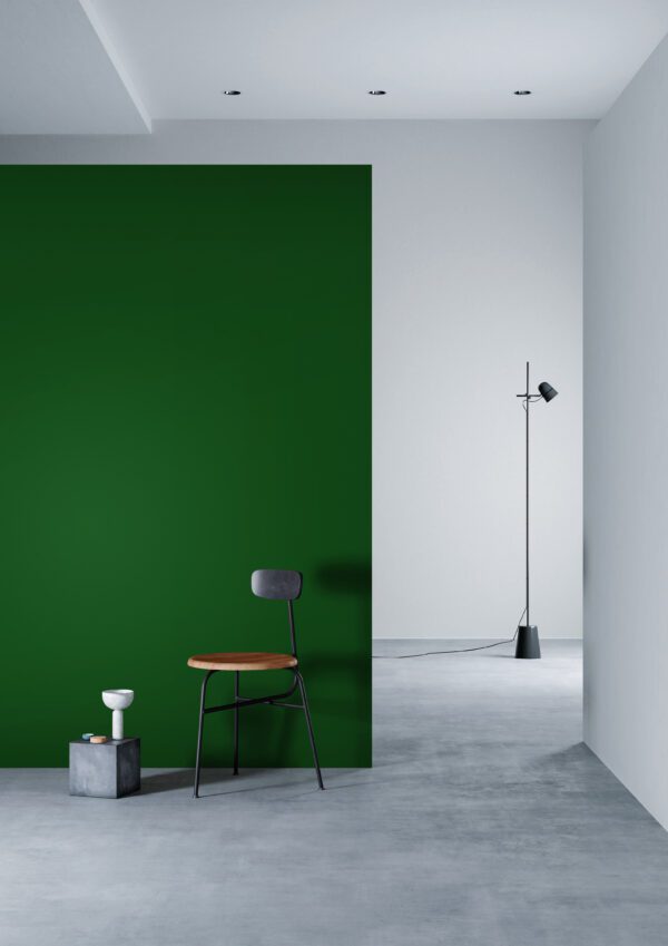 3M DI-NOC Solid Colour Architectural Finish PS-914 Bell Pepper Green installation render on a wall