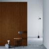 3M DI-NOC WG-2019 Brown Hen Walnut installation render on a wall