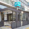 exterior metro station with 3M DI-NOC PA-389EX Black Zirconium