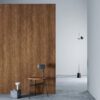 3M DI-NOC DW-2212MT Brown Bear Walnut Matte plank half board on a wall