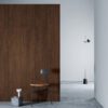 3M DI-NOC DW-2214MT Tiramisu Walnut Matte on a wall
