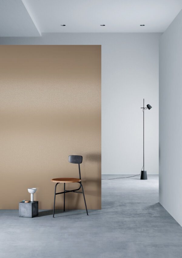 3M DI-NOC Metallic ME-2265 Champagne Gold installation render on a wall