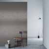 3M DI-NOC Metallic ME-2273 Brushed Quicksilver installation render on a wall