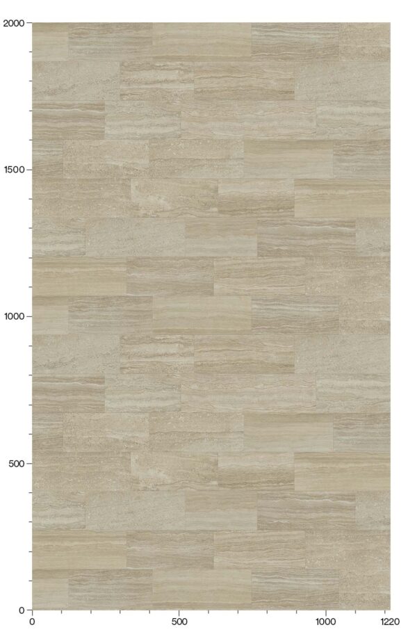 3M DI-NOC architectural finish FA-2543 Sabbia Travertine Tile to scale