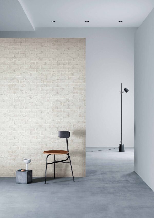 Interior wall render of 3M DI-NOC FA-2544 Whitewashed Brick to scale