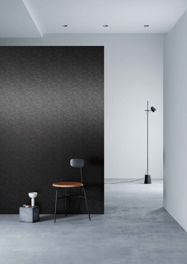 Interior wall render of 3M DI-NOC Architectural Finish ME-2296AR Black Titanium Strand