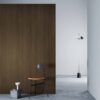 Interior wall render of  3M DI-NOC Architectural Finish PW-2322MT Jibe Walnut